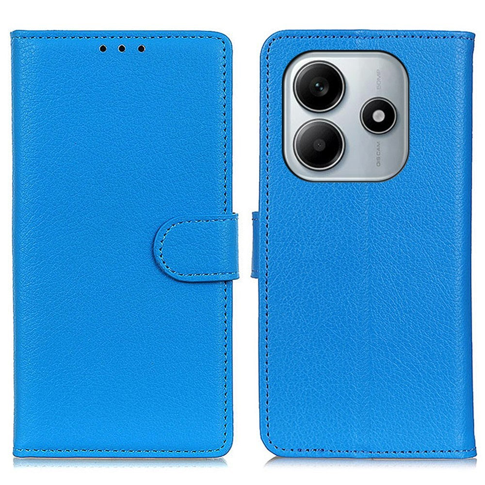 EIDERWOOD Xiaomi Redmi Note 14 (4G) Faux Leather Flip Case with Cardholder & Stand Function - Blue