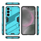 EIDERWOOD Samsung Galaxy S25+ (Plus) Rugged Case with Built-in Kickstand - Blue