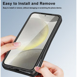 EIDERWOOD Samsung Galaxy S25 Case – Magsafe Compatible with Built-In Screen Protector