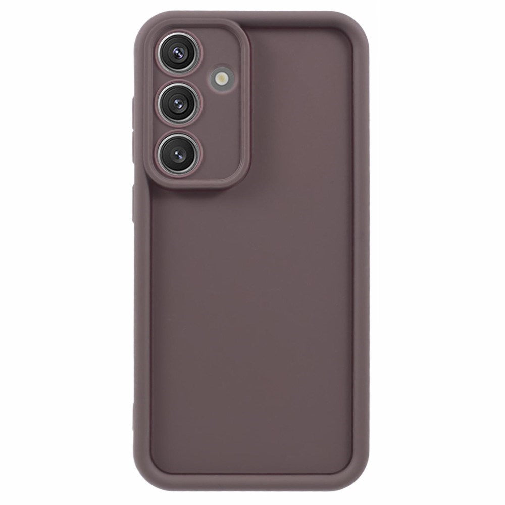 EIDERWOOD Anti-Slip Flexible Plastic Case - Samsung Galaxy S25 - Brown