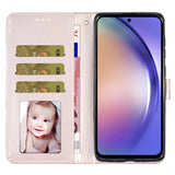 EIDERWOOD Samsung Galaxy A36 (5G) Leather Flip Case with Wallet & Strap - Glitter - Gold