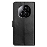 EIDERWOOD Xiaomi Redmi Note 14 Pro (5G) / Poco X7 Faux Leather Flip Case with Strap - Black
