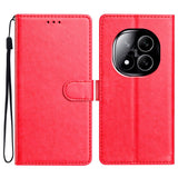 EIDERWOOD Xiaomi Redmi Note 14 Pro (5G) / Poco X7 Faux Leather Flip Case with Strap - Red