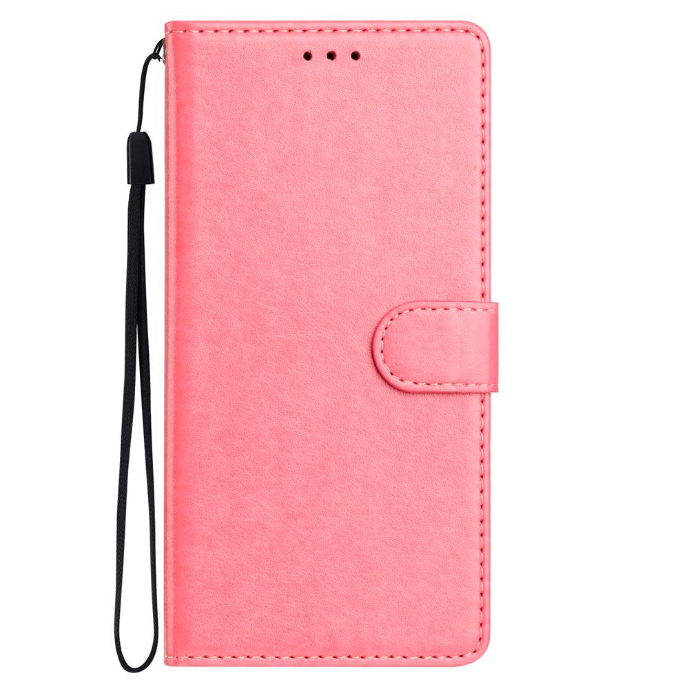 EIDERWOOD Xiaomi Redmi Note 14 Pro (5G) / Poco X7 Faux Leather Flip Case with Strap - Pink