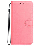 EIDERWOOD Xiaomi Redmi Note 14 Pro (5G) / Poco X7 Faux Leather Flip Case with Strap - Pink