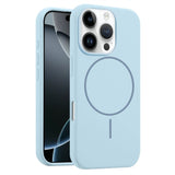 EIDERWOOD iPhone 16 Pro Max Silicone Case - MagSafe Compatible - Light Blue