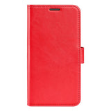 EIDERWOOD Samsung Galaxy S25+ (Plus) Faux Leather Flip Case with Cardholder & Stand Function - Red
