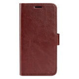 EIDERWOOD Samsung Galaxy S25 Faux Leather Flip Case with Cardholder & Stand Function - Brown