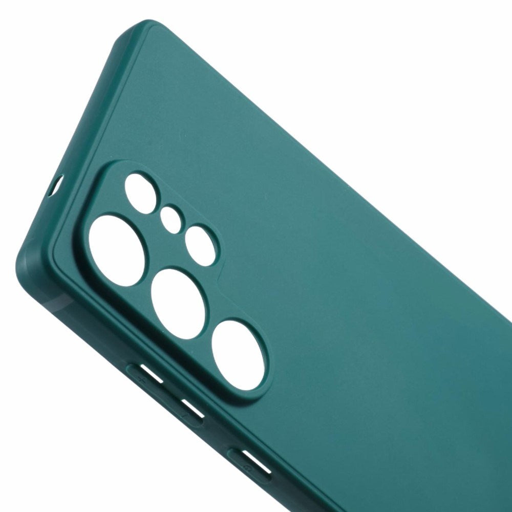 EIDERWOOD Samsung Galaxy S25 Ultra Flexible Plastic Shockproof Cover - Dark Green