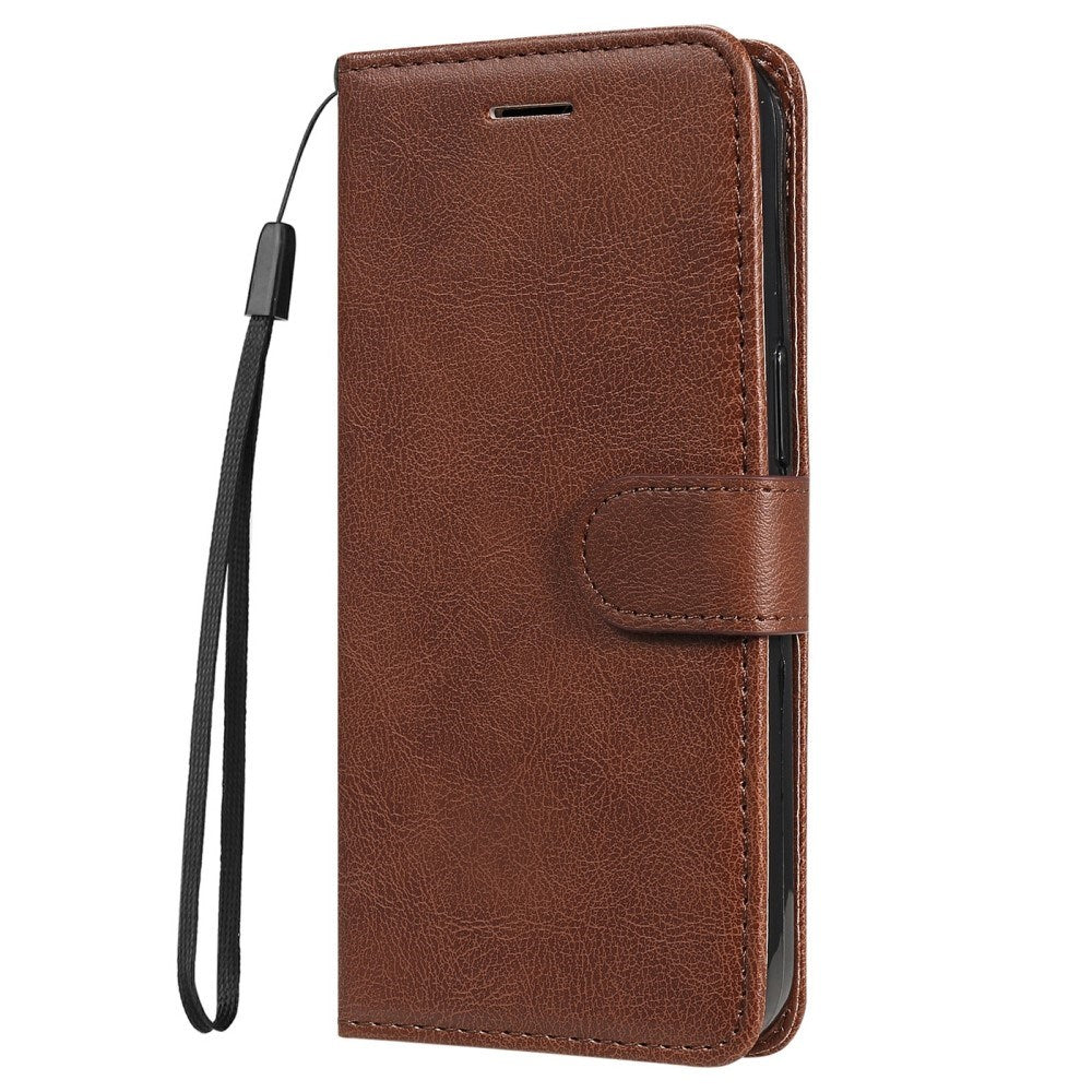 EIDERWOOD Google Pixel 9a Faux Leather Flip Case with Cardholder & Strap - Brown