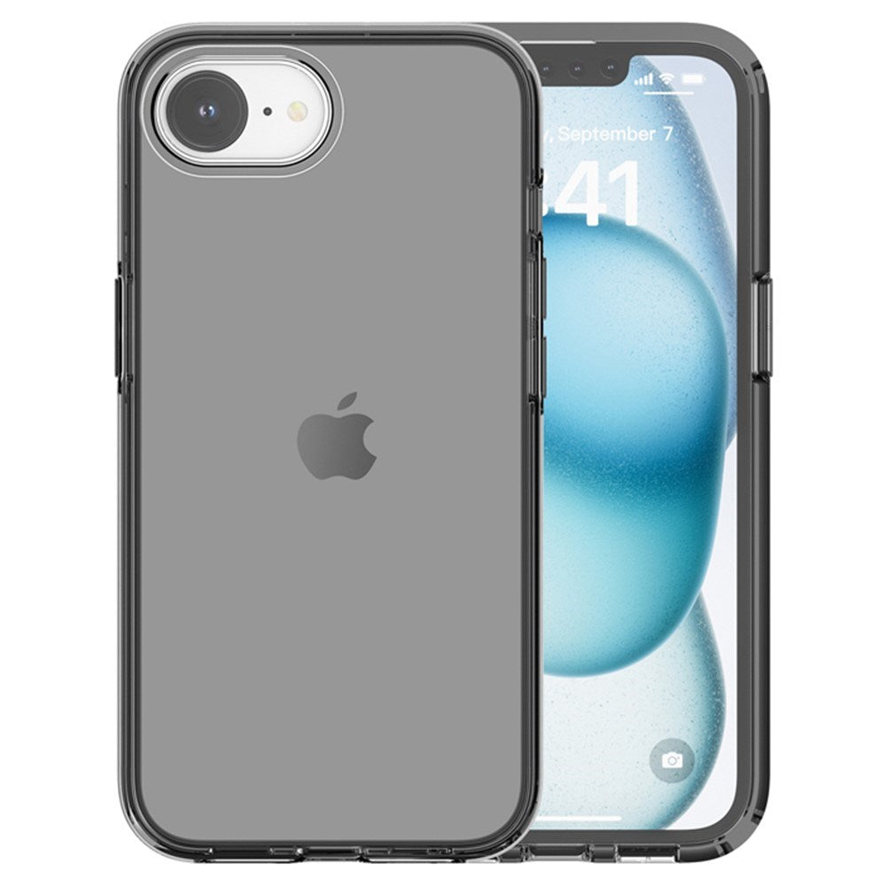 EIDERWOOD iPhone 16e Hybrid Plastic Case - Transparent / Black