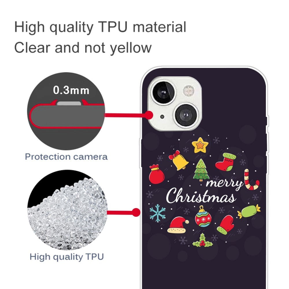 iPhone 14 Flexible Plastic Christmas Case - Christmas Decoration