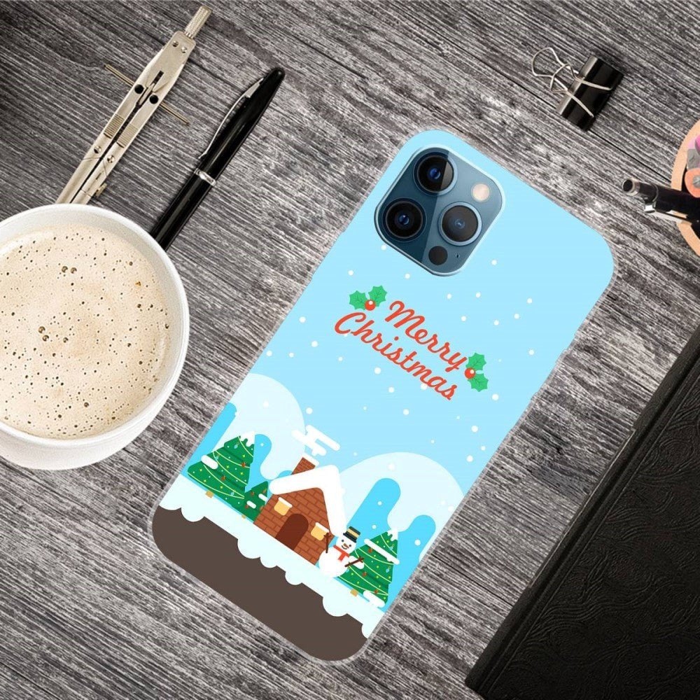 iPhone 14 Pro Flexible Plastic Christmas Case - Christmas House