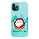 iPhone 14 Pro Flexible Plastic Christmas Case - Santa Claus Wishes a Merry Christmas