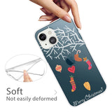 iPhone 14 Flexible TPU Christmas Case - Christmas Tree Decorations