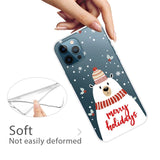 iPhone 14 Pro Flexible TPU Christmas Case - Christmas Bear