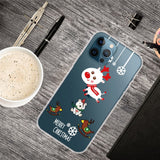 iPhone 14 Pro Flexible TPU Christmas Case - Christmas Reindeer