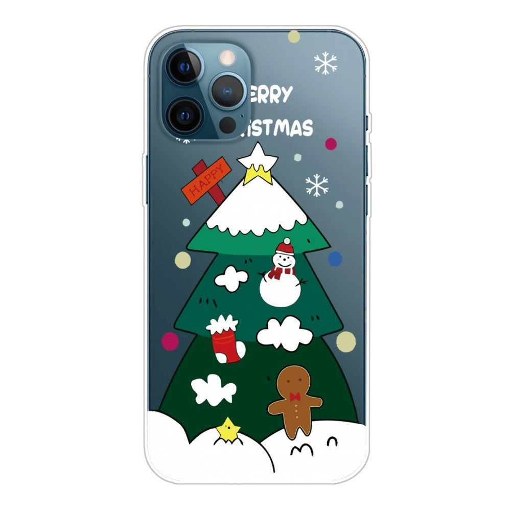 iPhone 14 Pro Flexible TPU Christmas Case - Christmas Tree