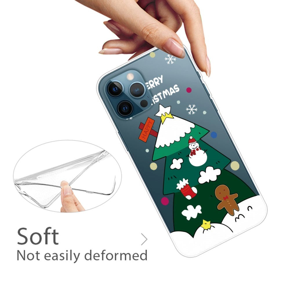 iPhone 14 Pro Flexible TPU Christmas Case - Christmas Tree