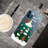 iPhone 14 Pro Flexible TPU Christmas Case - Christmas Tree