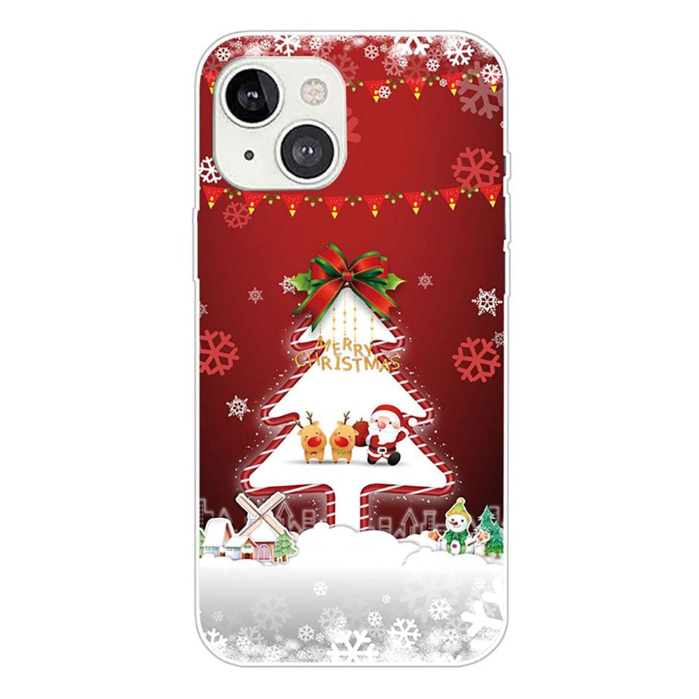 iPhone 14 Flexible Plastic Christmas Case - Christmas Tree