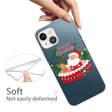 iPhone 14 Flexible Plastic Christmas Case - Gift Box