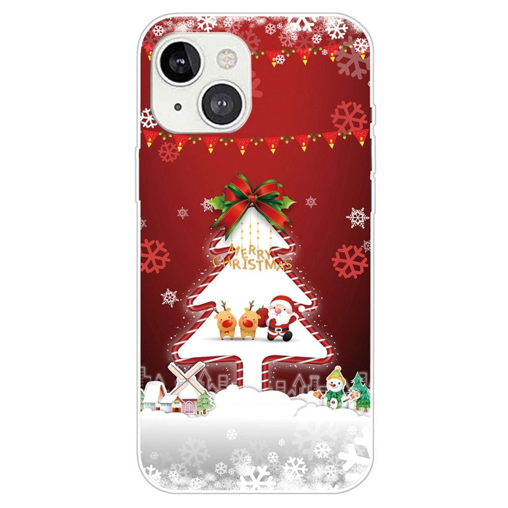 iPhone 14 Plus Flexible Plastic Christmas Case - Christmas Tree