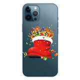 iPhone 14 Pro Max Flexible Plastic Christmas Case - Christmas Stocking with Gifts