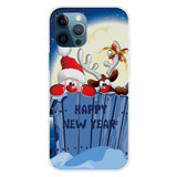 iPhone 14 Pro Max Flexible Plastic Christmas Case - Happy New Year