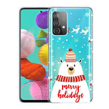 Samsung Galaxy A33 (5G) Flexible Plastic Christmas Case - Merry Christmas - Polar Bear