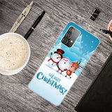 Samsung Galaxy A33 5G Flexible Plastic Christmas Back Cover - Toboggan Run Friends