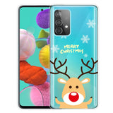 Samsung Galaxy A33 5G Flexible Plastic Christmas Back Cover - Cute Reindeer