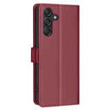 Samsung Galaxy A56 (5G) BINFEN Faux Leather Flip Case with RFID Blocking - Red