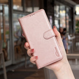 Samsung Galaxy A56 (5G) BINFEN Faux Leather Flip Case with RFID Blocking - Rose Gold