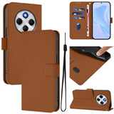 EIDERWOOD Xiaomi Redmi 14C Faux Leather Flip Case with Cardholder & Stand Function - Brown