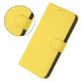 EIDERWOOD Xiaomi Redmi 14C Faux Leather Flip Case with Cardholder & Stand Function - Yellow