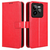 EIDERWOOD Realme GT 7 Pro (5G) Faux Leather Flip Case with Strap - Red