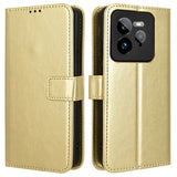 EIDERWOOD Realme GT 7 Pro (5G) Faux Leather Flip Case with Strap - Gold