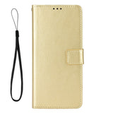 EIDERWOOD Realme GT 7 Pro (5G) Faux Leather Flip Case with Strap - Gold