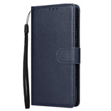 EIDERWOOD Samsung Galaxy S25+ (Plus) / S24+ (Plus) Faux Leather Case with Wallet and Strap - Blue