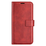 EIDERWOOD OnePlus 13 Leather Flip Case with Wallet - Red