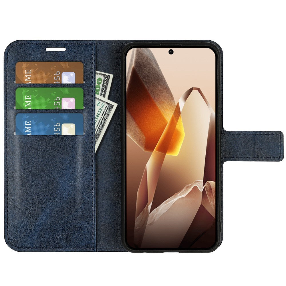 EIDERWOOD OnePlus 13 Leather Flip Case with Wallet - Blue