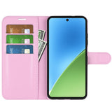 EIDERWOOD Xiaomi 15 Faux Leather Flip Case with Cardholder & Stand Function - Pink