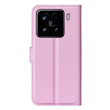 EIDERWOOD Xiaomi 15 Faux Leather Flip Case with Cardholder & Stand Function - Pink