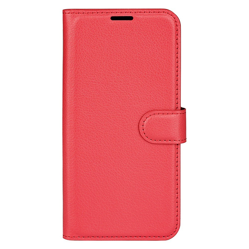 EIDERWOOD Xiaomi 15 Faux Leather Flip Case with Cardholder & Stand Function - Red