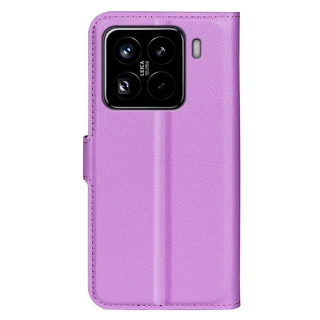 EIDERWOOD Xiaomi 15 Pro Faux Leather Flip Case with Cardholder & Stand Function - Purple