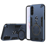 EIDERWOOD Samsung Galaxy A36 (5G) Hybrid Case with 360 Degree Rotatable Kickstand - MagSafe Compatible - Blue