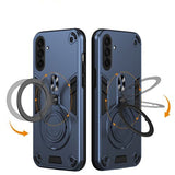 EIDERWOOD Samsung Galaxy A36 (5G) Hybrid Case with 360 Degree Rotatable Kickstand - MagSafe Compatible - Blue