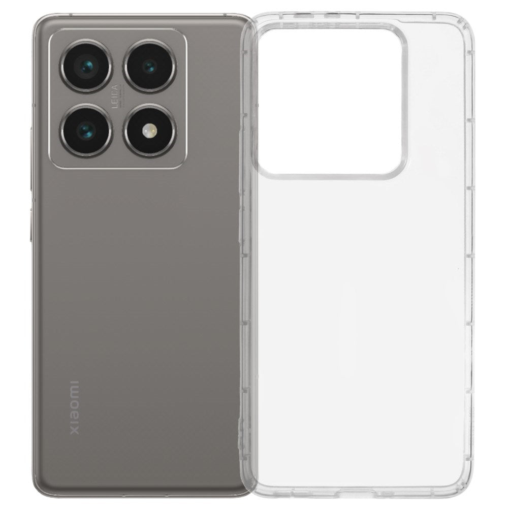 EIDERWOOD Xiaomi 14T Pro Flexible Plastic Back Case - Transparent