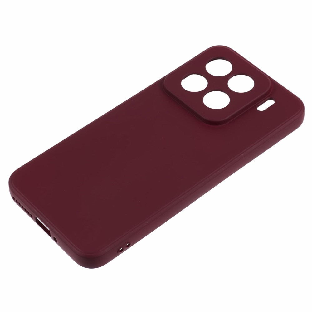 EIDERWOOD Xiaomi 15 Pro Lined Flexible Plastic Case - Wine Red